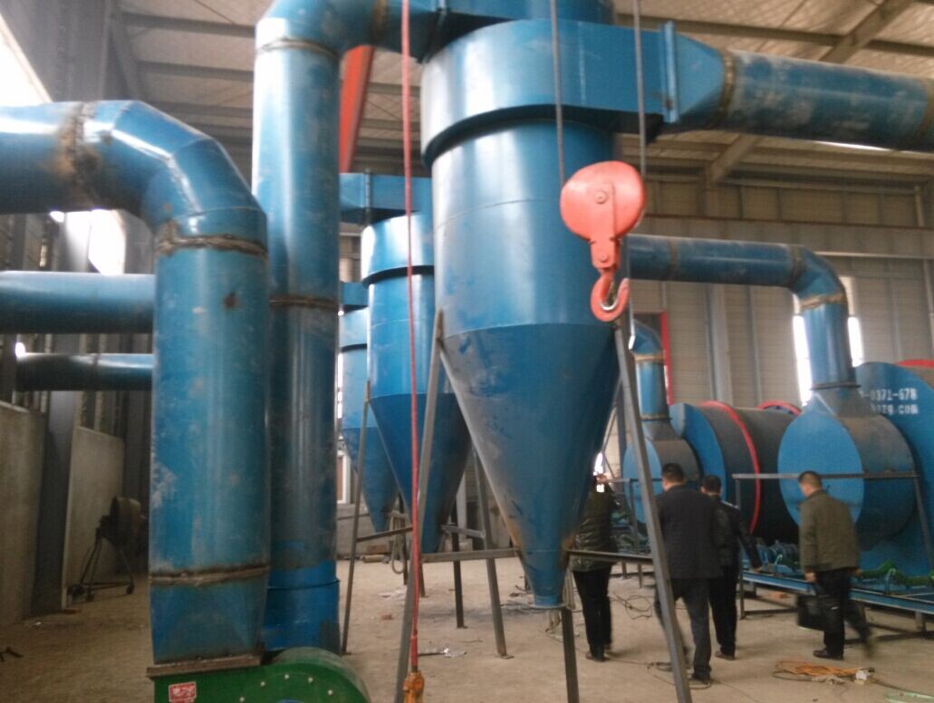 電加熱轉筒烘干機工作原理